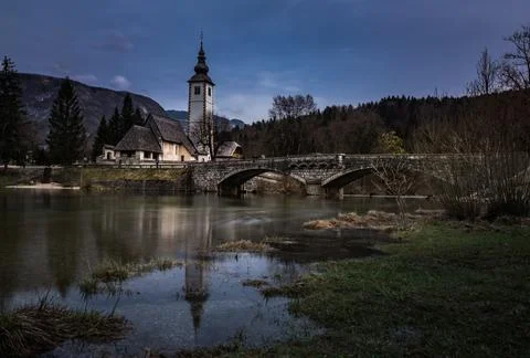 Lake Bohinj Foto stock