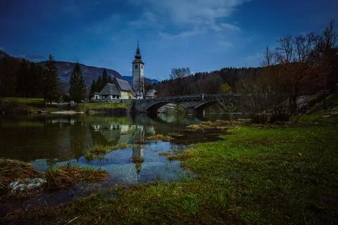 Lake Bohinj Stock Photos