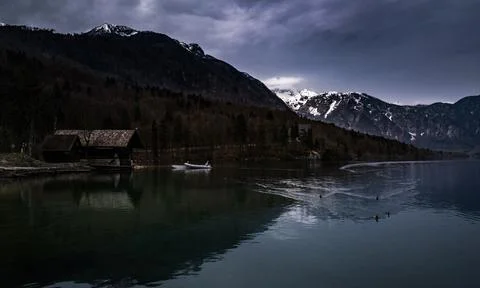 Lake Bohinj Foto stock
