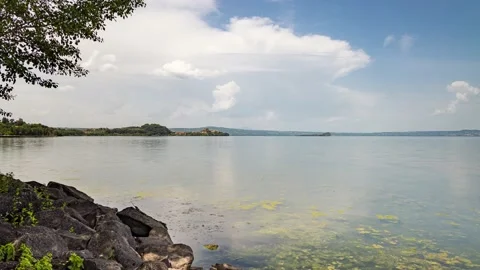Lake Bolsena - Timelapse Stock Footage 197112304