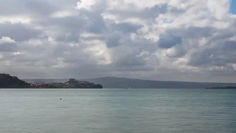 Lake Bolsena - Timelapse Stock Footage 197112361