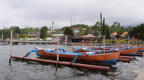 Lake Bratan Bali Stock Footage 35360856
