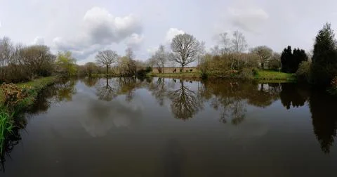 Lake in Brittany Stock Photos