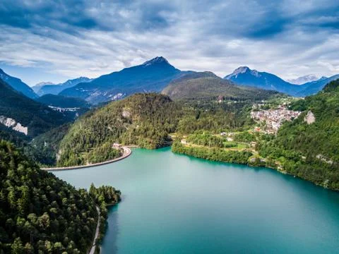Lake of Cadore Stock Photos