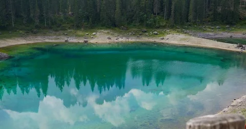 Lake Carezza Video stock 115129438