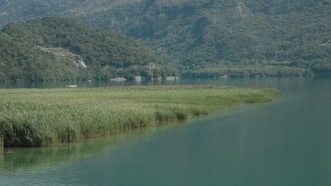 Lake Of Cavazzo 库存影片 93791688