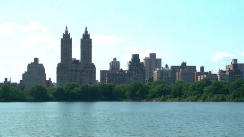 Lake central park Stock Footage 99749140