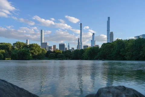 The Lake Central ParkTimelapse Stock Footage 206481918