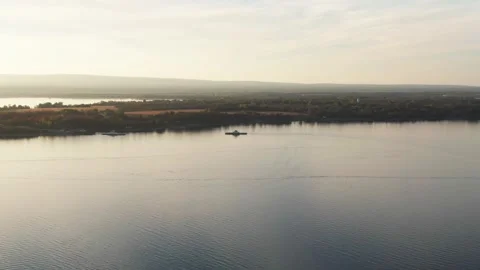 Lake Champlain Ferry Stock Footage 318380234