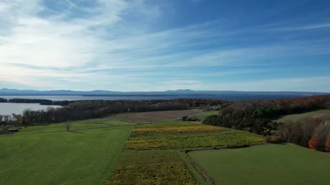 Lake Champlain in Vermont 2 Stock Footage 220369602