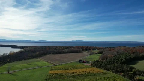 Lake Champlain in Vermont 2 Stock Footage 220369803