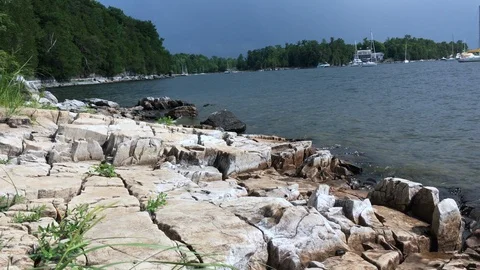 Lake Champlain in Vermont Stock Footage 94643590