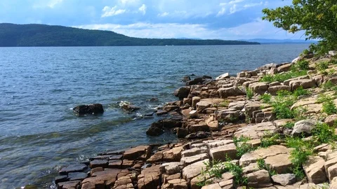 Lake Champlain in Vermont Stock Footage 94643892