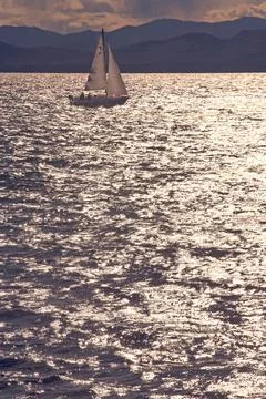 Lake Champlain, Vermont Stock Photos