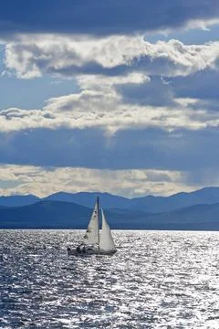 Lake Champlain, Vermont Stock Photos