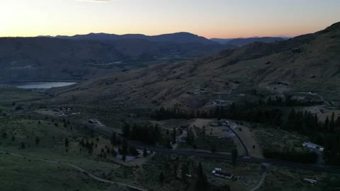 Lake Chelan Sunset in Washington 2 스톡 동영상 332069436