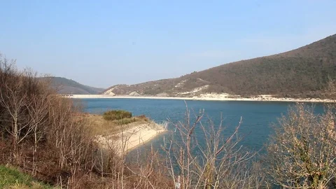 Lake of Cingoli Stock Footage 105499430