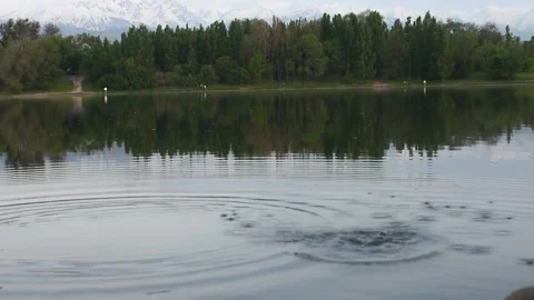 Lake in the city Stock Footage 276906744