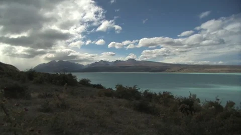 Lake / Clouds Time Lapse Stock Footage 77112582