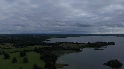A lake with a cloudy sky Stock Footage 328536371