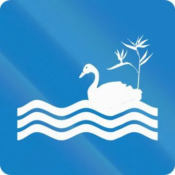 Lake In Colombia Stock Illustration