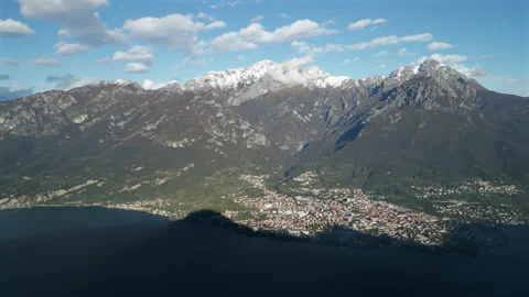 Lake Como Aerial View Stock Footage 284777997