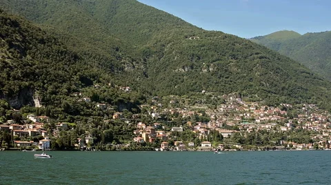 Lake Como by boat Stock Footage 67572502