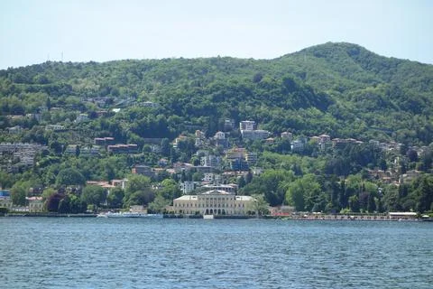 Lake Como in Brunate Foto stock