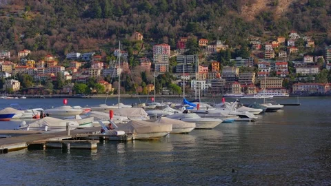 Lake of como in italy 스톡 동영상 264487333