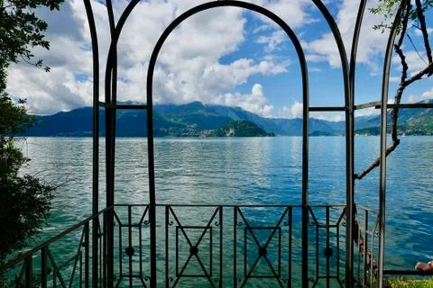 Lake Como View Foto stock