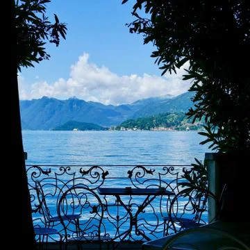 Lake Como View Foto stock