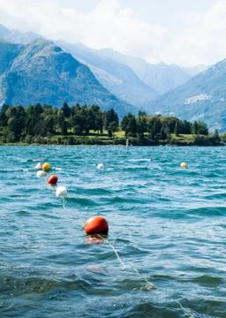 Lake Como View Stock Photos