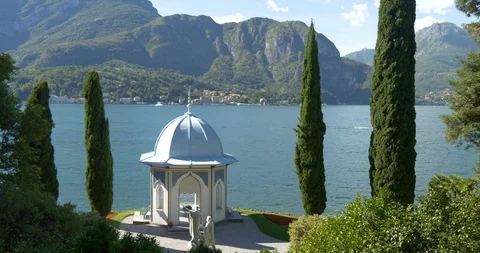 Lake Como Villa Melzi Vídeos de archivo 113233520