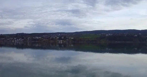 Lake Constance from Aerial view Stock Footage 73366937