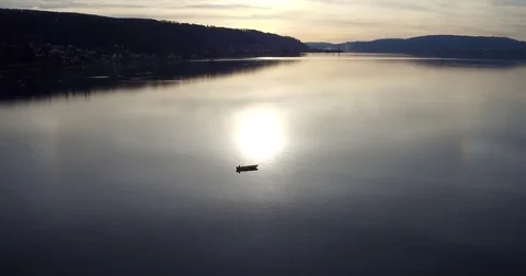 Lake Constance from Aerial view 스톡 동영상 73379335