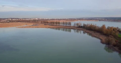 Lake Constance from Aerial view Stock Footage 73456841
