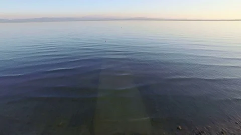 Lake Constance Aerial View Stock Footage 75045036
