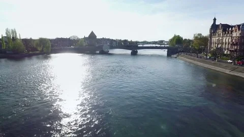 Lake Constance Aerial View Stock Footage 75143779