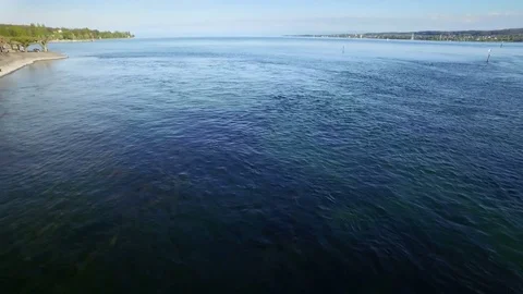 Lake Constance Aerial View Vídeo Stock 75144231