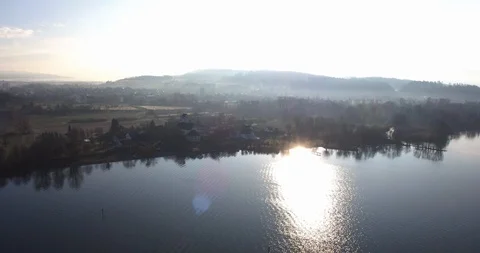 Lake Constance and typical Germany village and Bodensee Stock Footage 85524408
