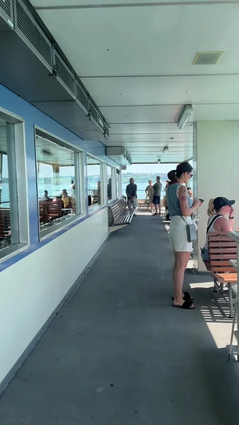 Lake Constance Ferry Crossing Between Konstanz and Meersburg Germany Stock Footage 337510397