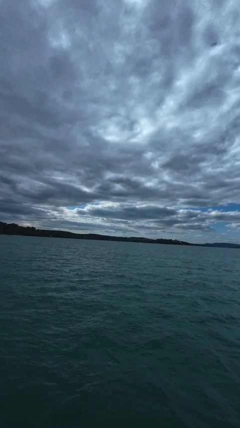 Lake Constance Ferry View Between Meersburg and Konstanz Stock Footage 345753232