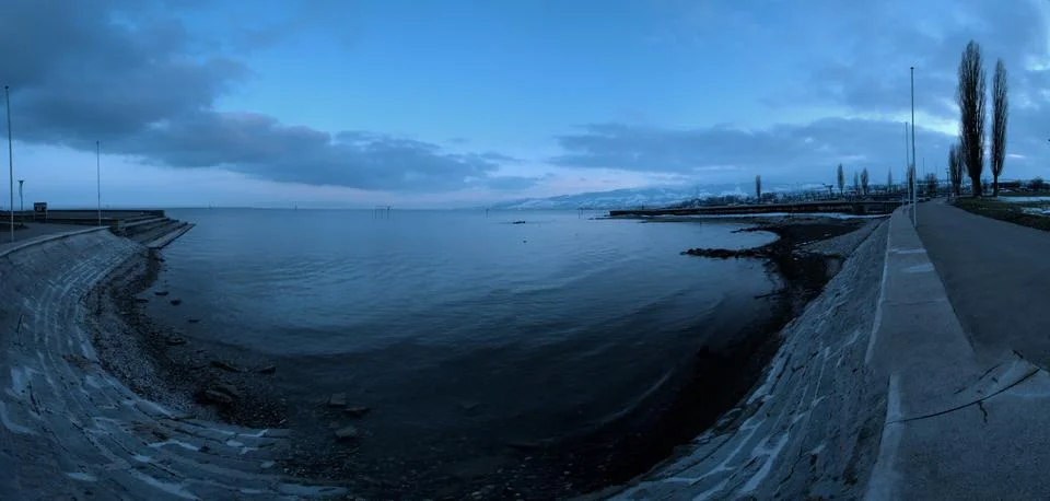 Lake Constance sunset Stock Photos