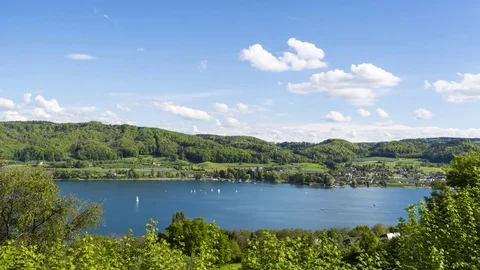 Lake Constance time lapse Stockbeeldmateriaal 76470989