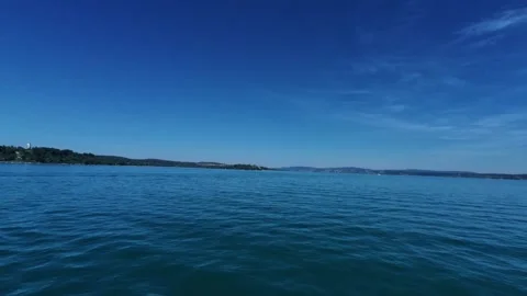 Lake Constance Views from Ferry Between Konstanz and Meersburg Stock Footage 341828908