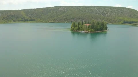 Lake in Croatia Stock Footage 150859634