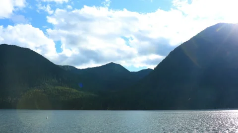 Lake Cushman Time Lapse Stock Footage 67613881