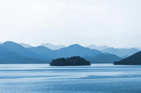 Lake dam Stock Photos