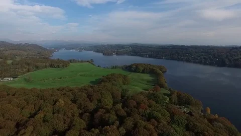 LAKE DISTRICT DRONE SHOT Stock Footage 81260381