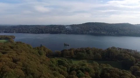 LAKE DISTRICT DRONE SHOT Stock Footage 81260393
